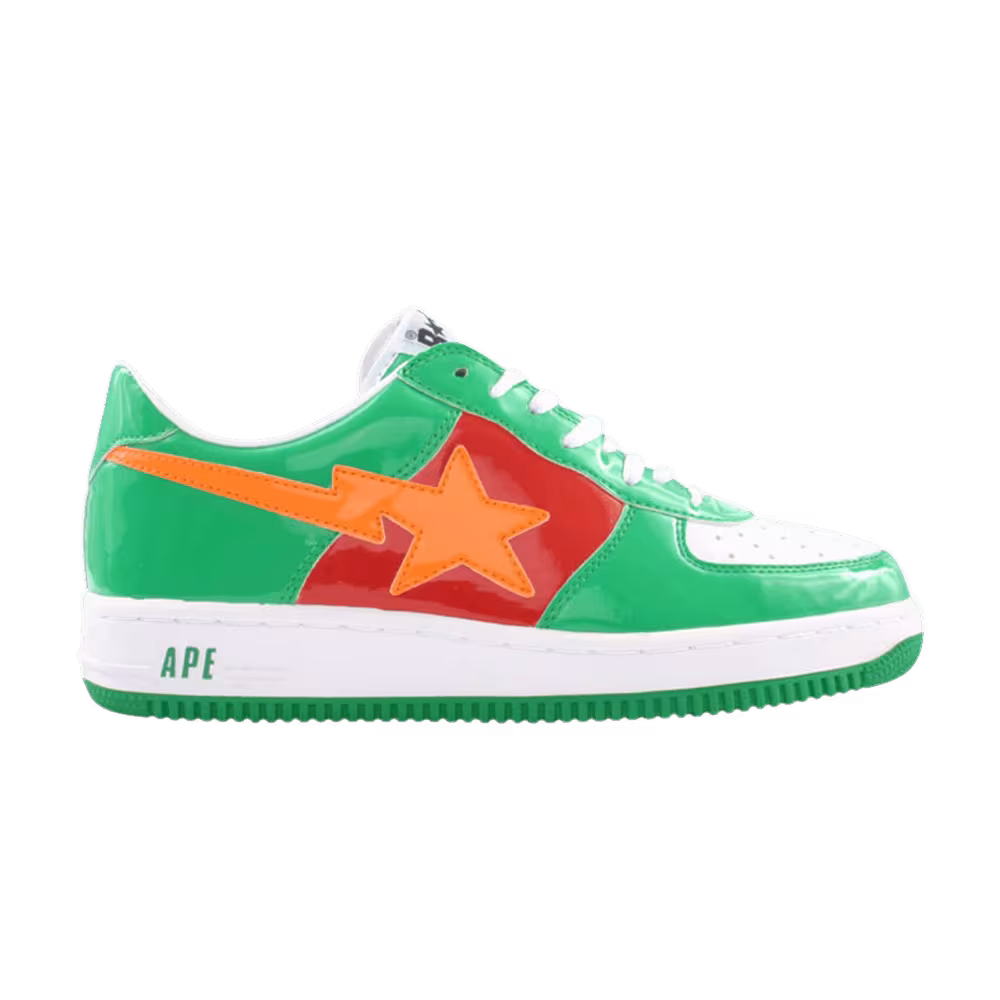 Bapesta FS-001 Low Green Orange Red