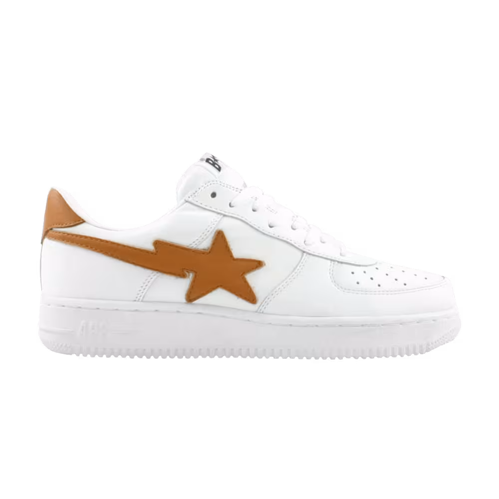 Bapesta FS-001 Low White Brown