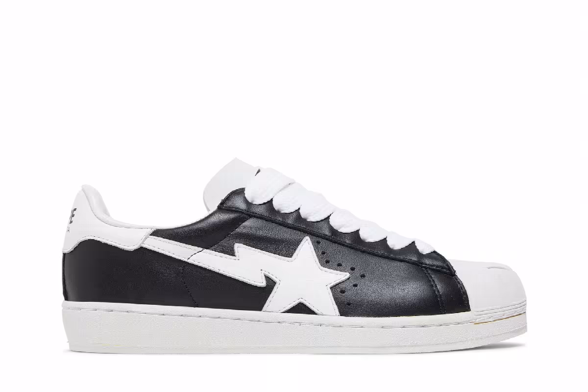 Bapesta Black White, view 2