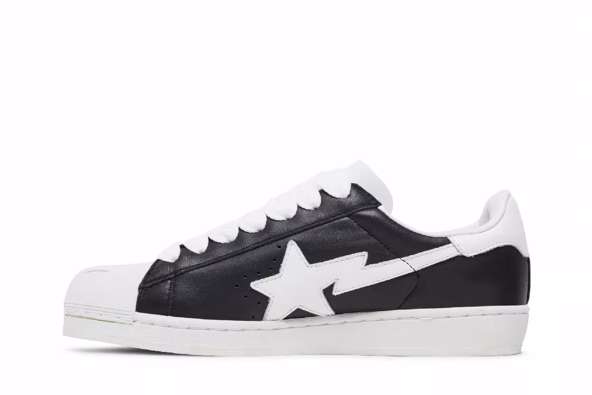 Bapesta Black White, view 4