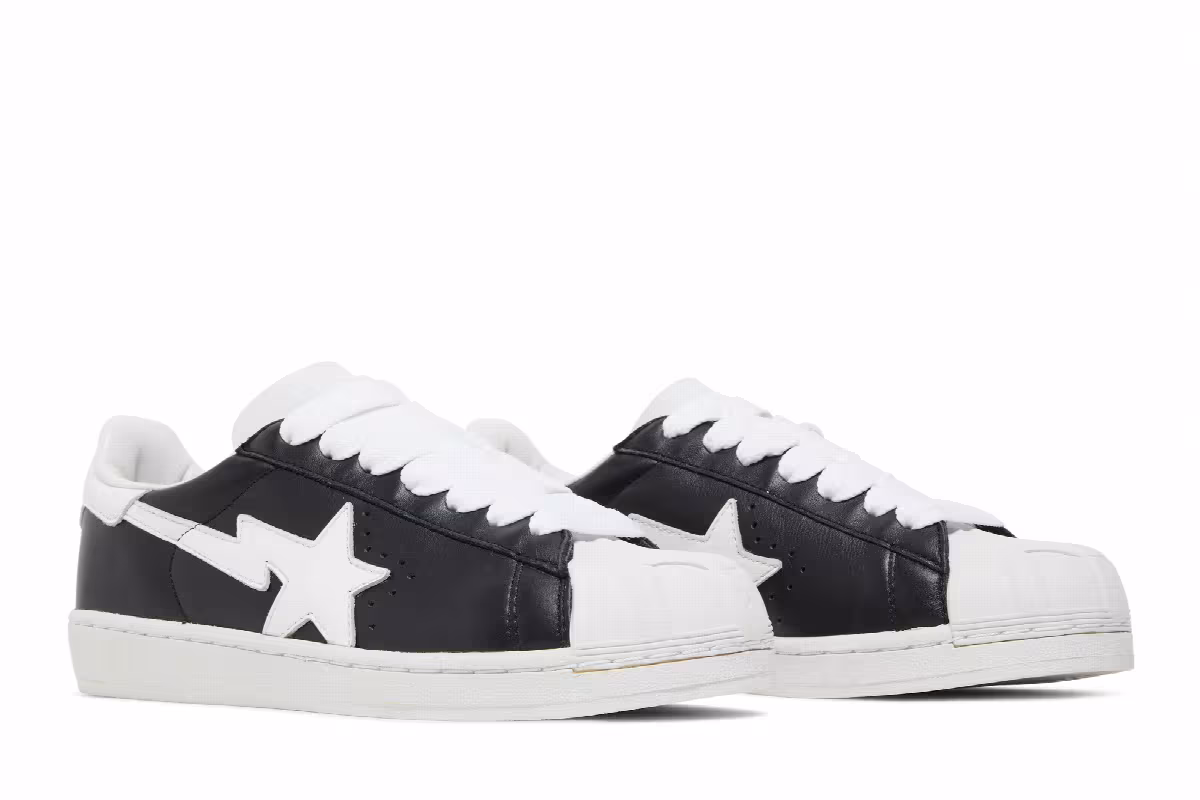 Bapesta Black White, view 9