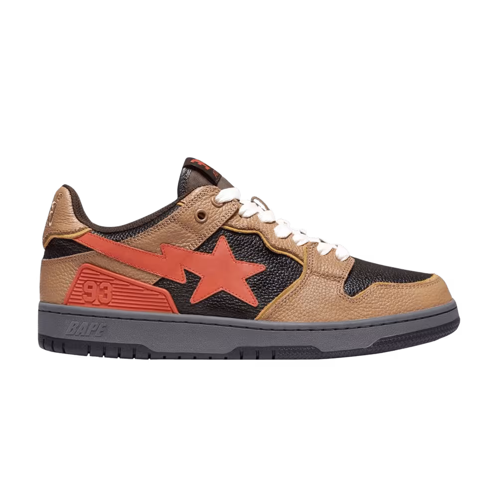 BAPE Women's Sk8 Sta Black Orange