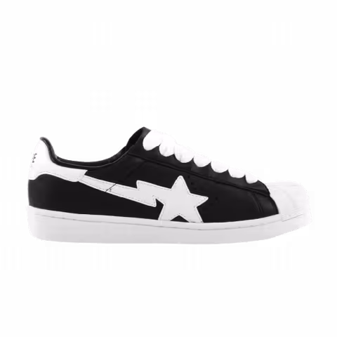 BAPE Skullsta FS-004 Low 'Black White'