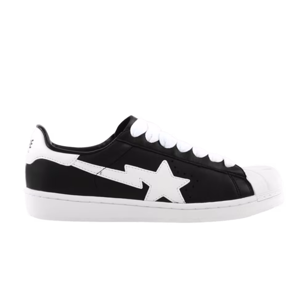 BAPE Skullsta FS-004 Low Black White