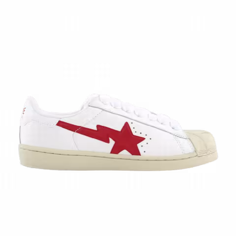 BAPE Skullsta FS-004 Low 'White Red'