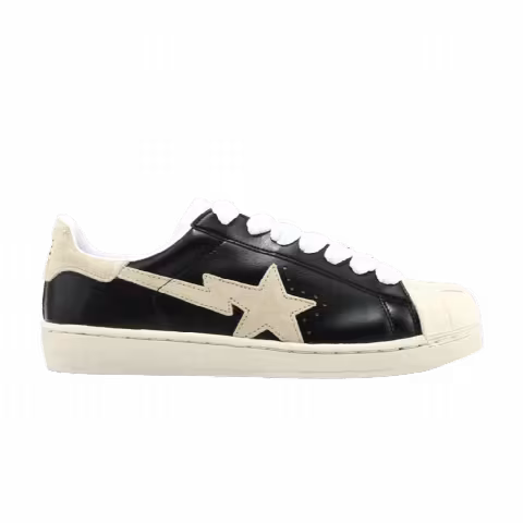 BAPE Skullsta FS-004 Low 'Black Beige'