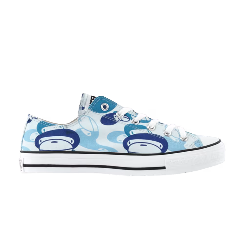 BAPE Apesta FS-010 Low Blue Camo