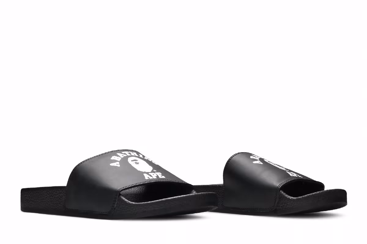 BAPE College Slide Black, view 9