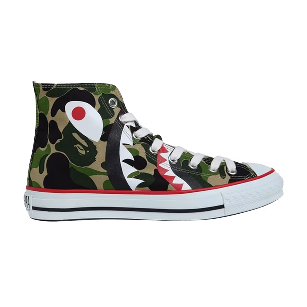 BAPE ABC Shark Ape Sta High Green Camo