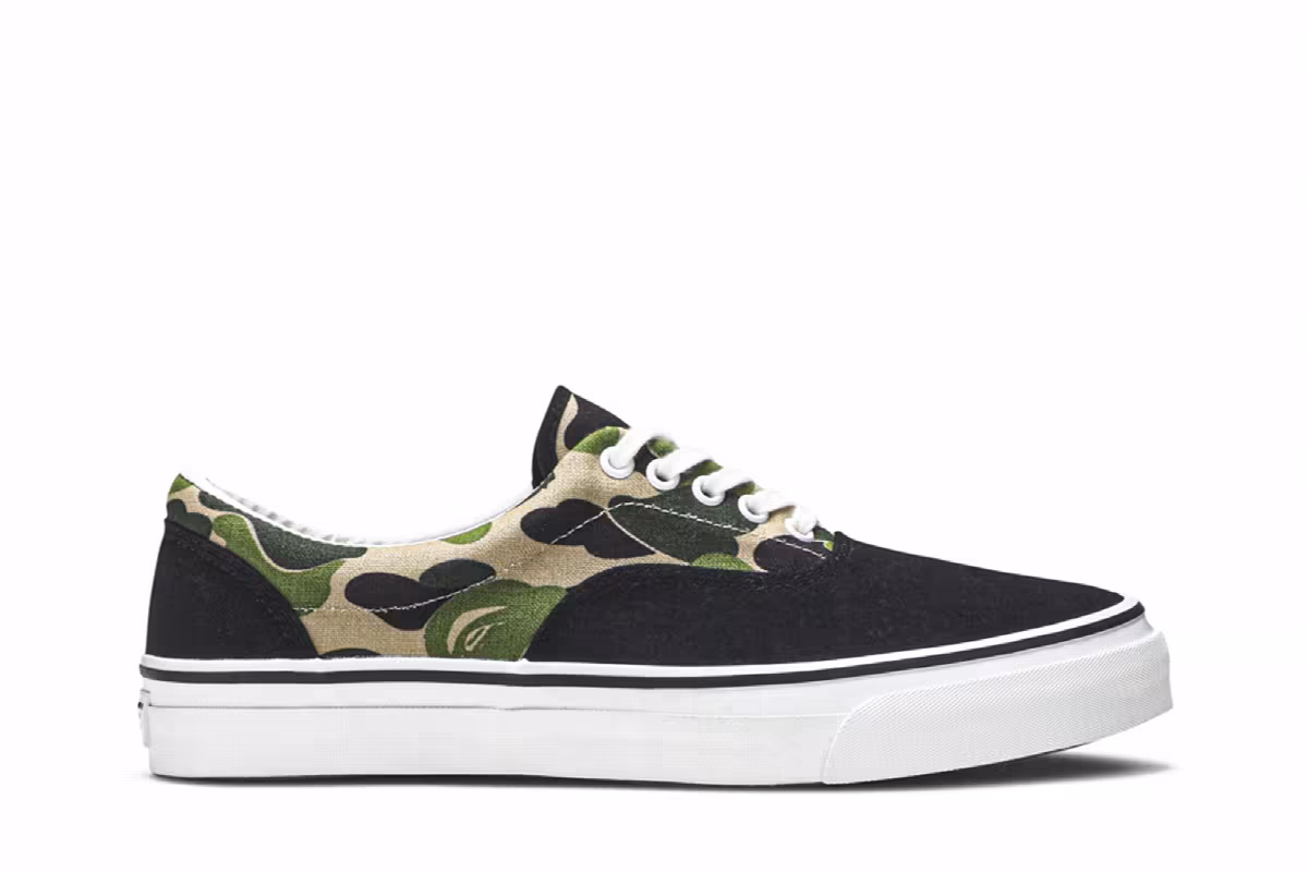 BAPE Yank Sta Low Green Black Camo, view 2