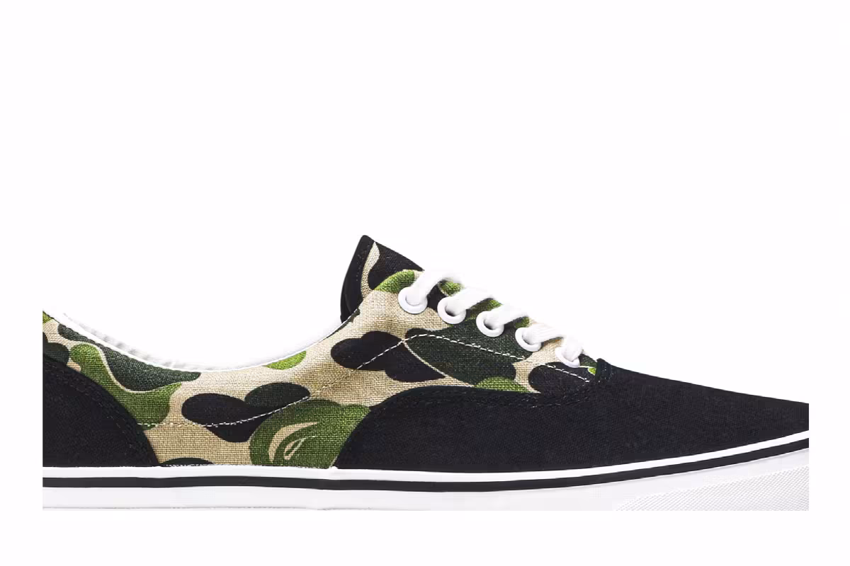 BAPE Yank Sta Low Green Black Camo, view 3