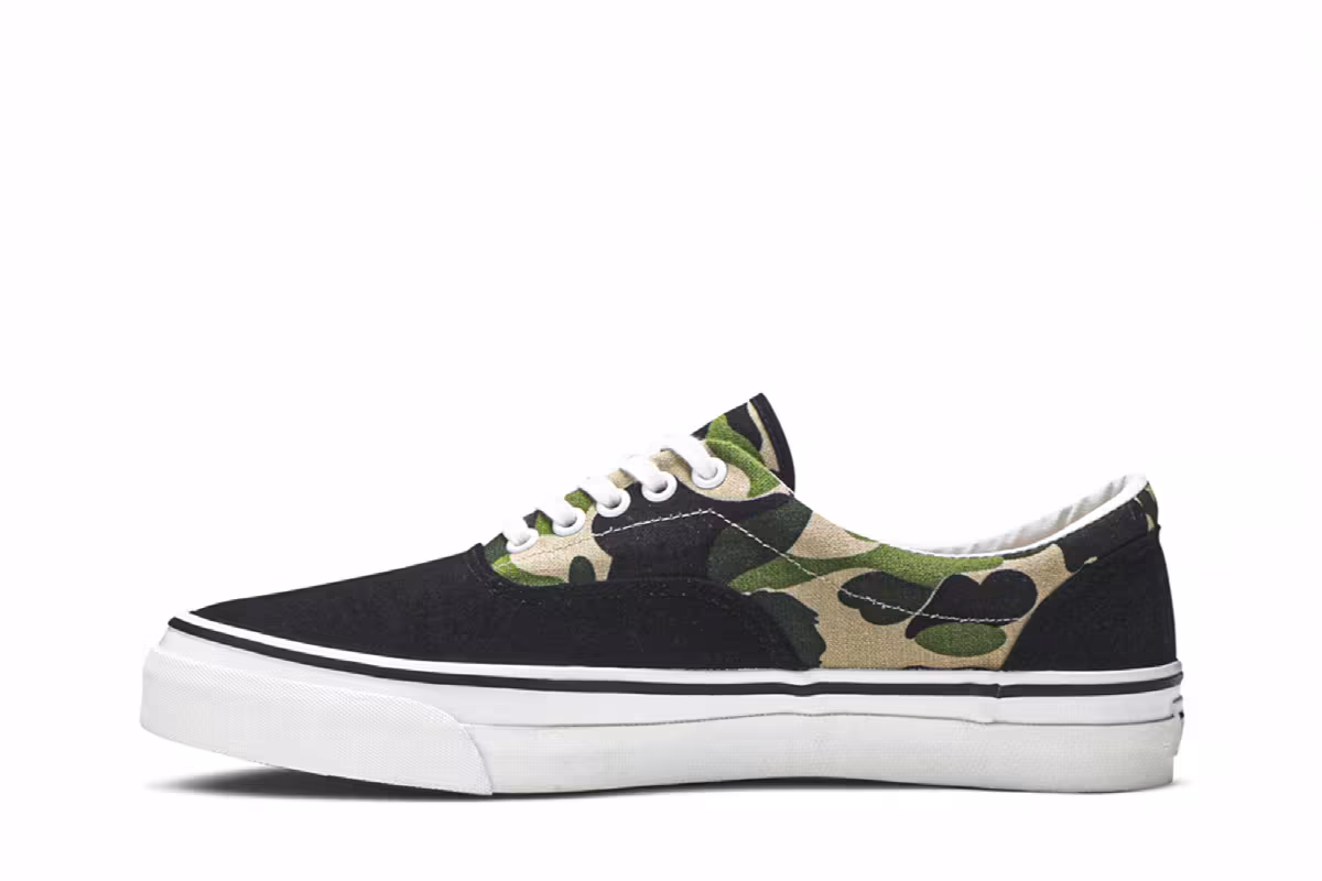 BAPE Yank Sta Low Green Black Camo, view 4