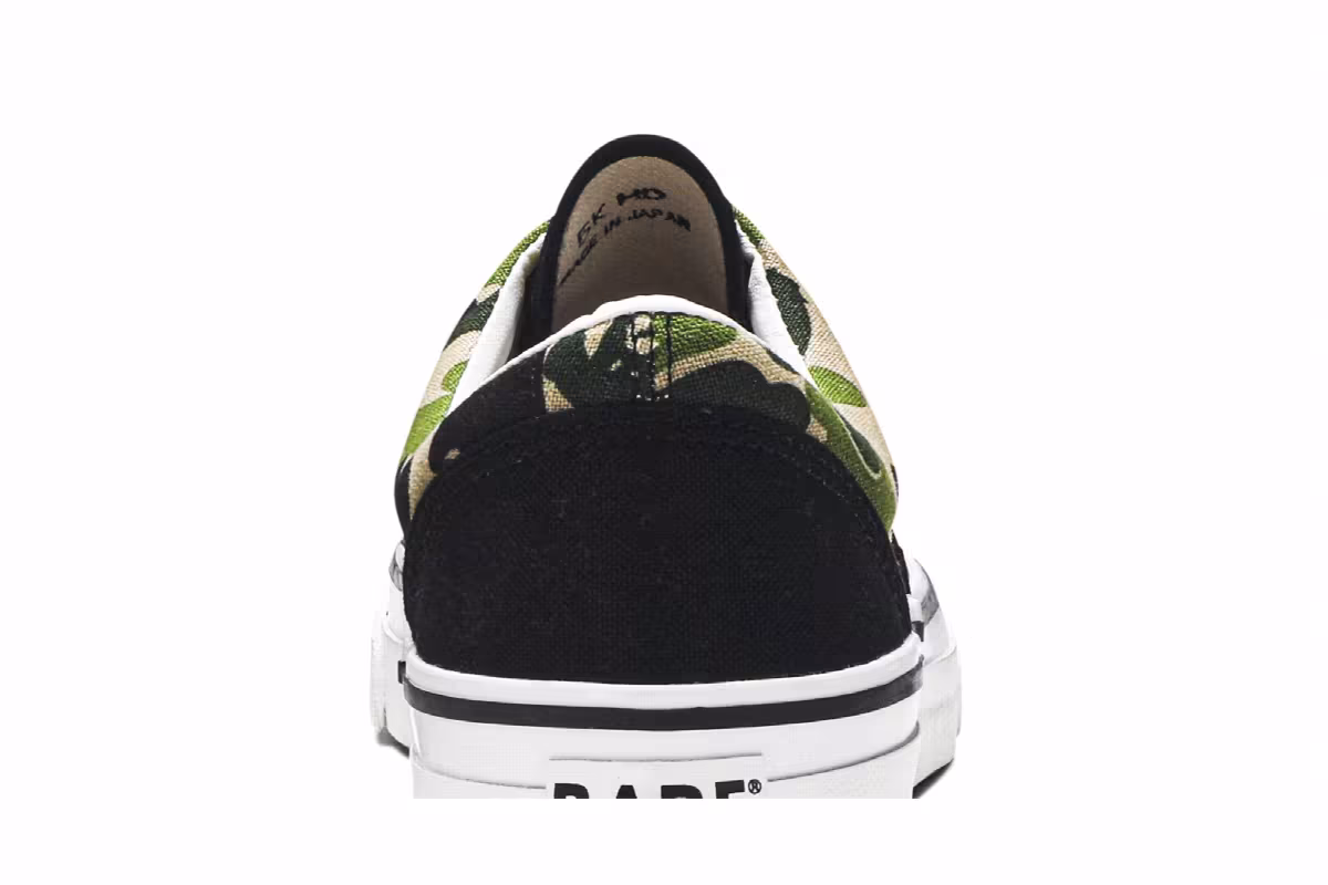 BAPE Yank Sta Low Green Black Camo, view 8