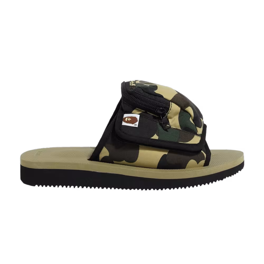 Suicoke x BAPE Camo Dao Sandal Yellow