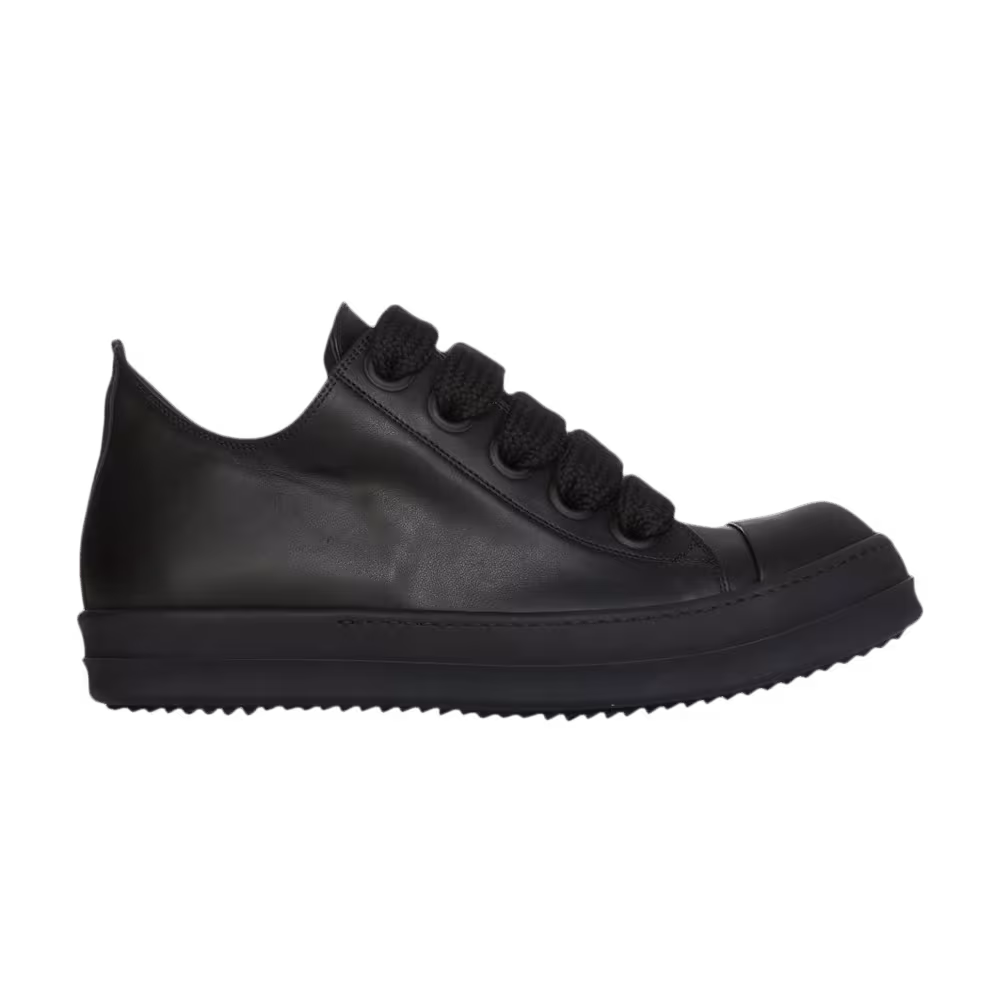 Rick Owens Lido Jumbo Laced Sneaker Low Black