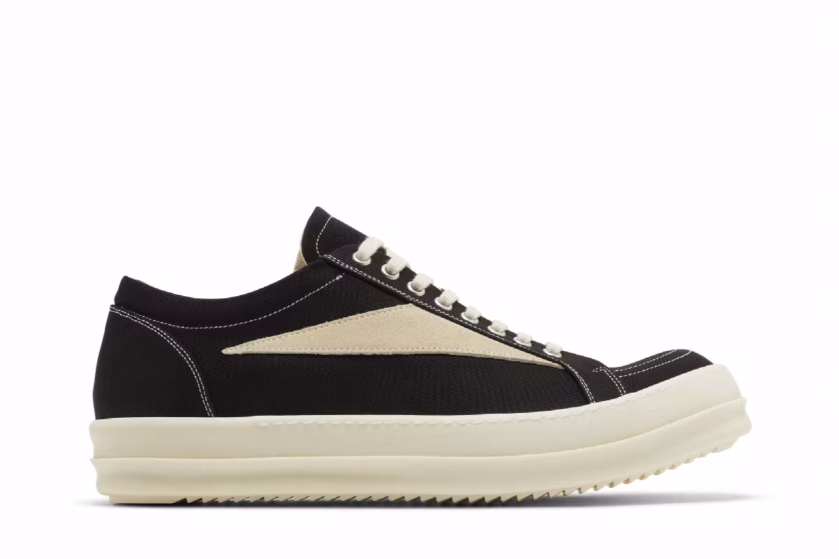 Rick Owens Lido DRKSHDW Vintage Low Black Milk, view 2