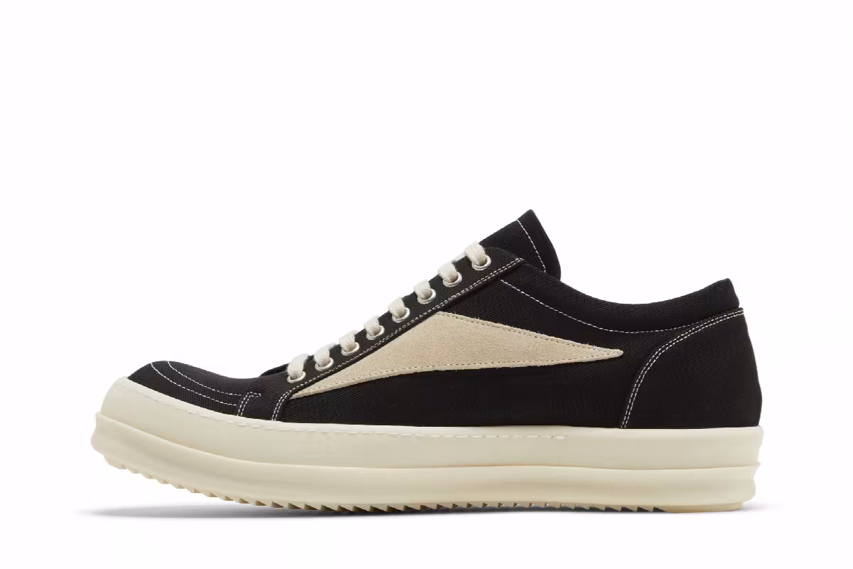 Rick Owens Lido DRKSHDW Vintage Low Black Milk, view 4
