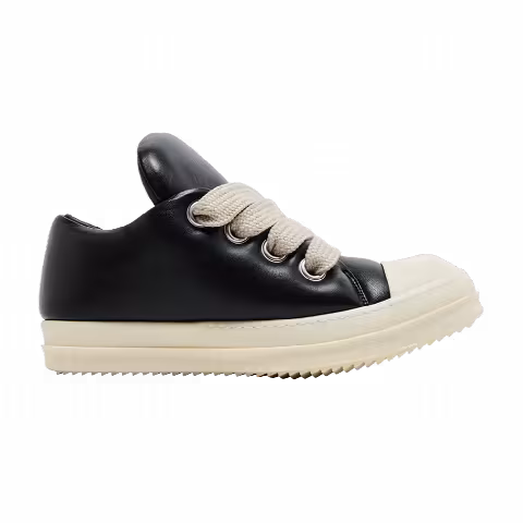 Rick Owens Hollywood Jumbo Laced Low 'Black Milk'