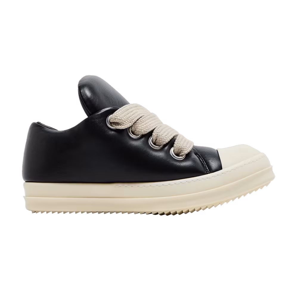 Rick Owens Hollywood Jumbo Laced Low Black Milk