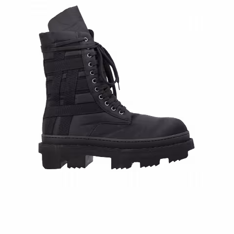 Rick Owens DRKSHDW Army Megatooth Ankle Boot 'Black'