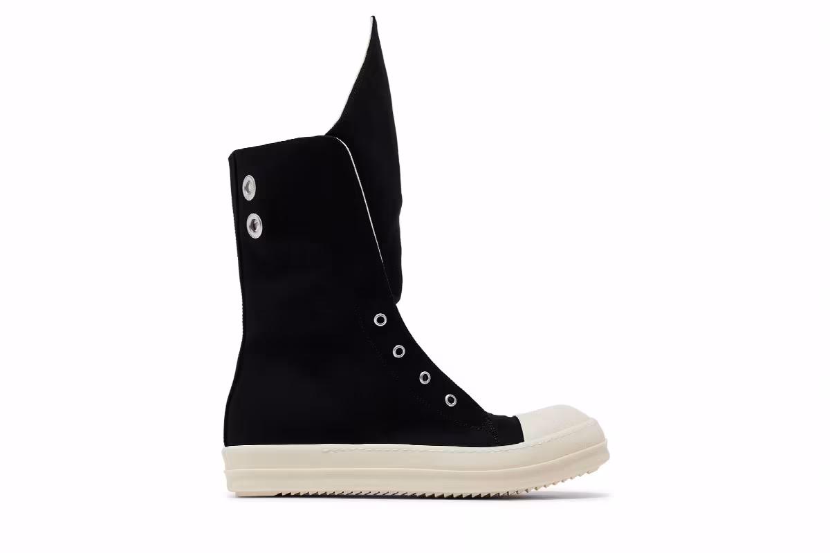 Rick Owens DRKSHDW Lido Zipped High Black Milk, view 2