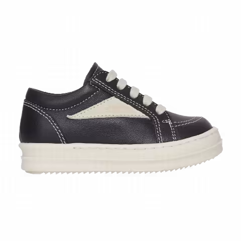 Rick Owens Babygeo Lido Vintage Sneaker Little Kid 'Black Milk'