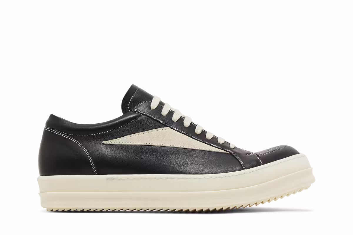 Rick Owens Porterville Vintage Low Black Milk, view 2