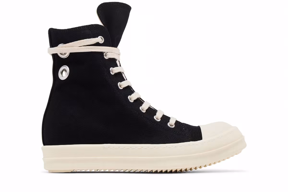 Rick Owens Women's Porterville DRKSHDW High Black Milk, view 2
