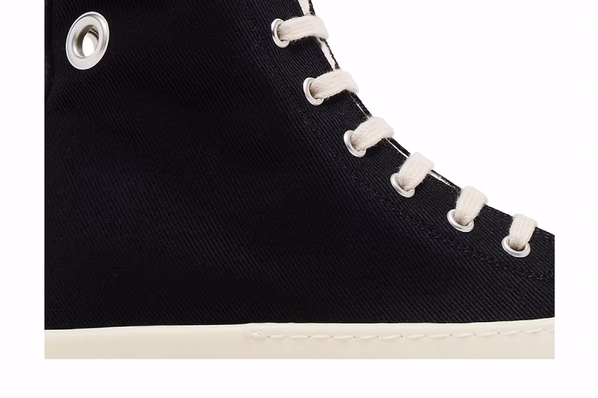 Rick Owens Women's Porterville DRKSHDW High Black Milk, view 3