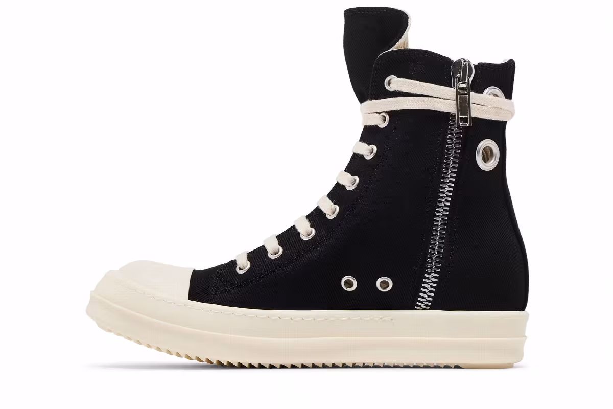 Rick Owens Women's Porterville DRKSHDW High Black Milk, view 4