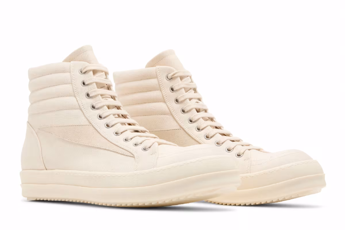 Rick Owens Lido DRKSHDW Vintage High Natural Milk, view 9