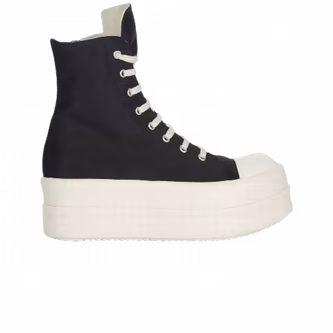 Rick Owens DRKSHDW Lido Double Bumper Sneaker 'Black Milk'