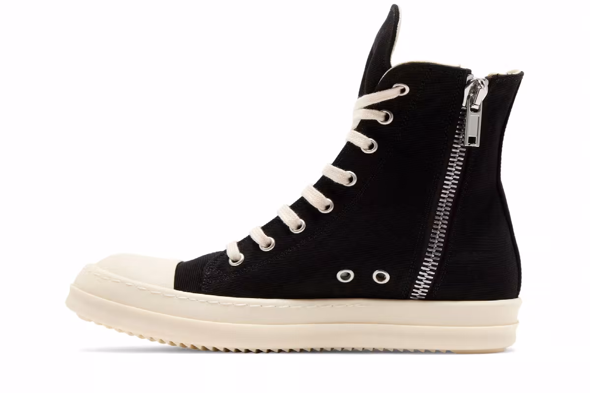 Rick Owens Women's Lido DRKSHDW Pentagram High Black Milk, view 4