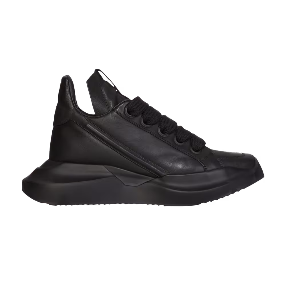 Rick Owens Lido Jumbo Laced Geth Runner Black