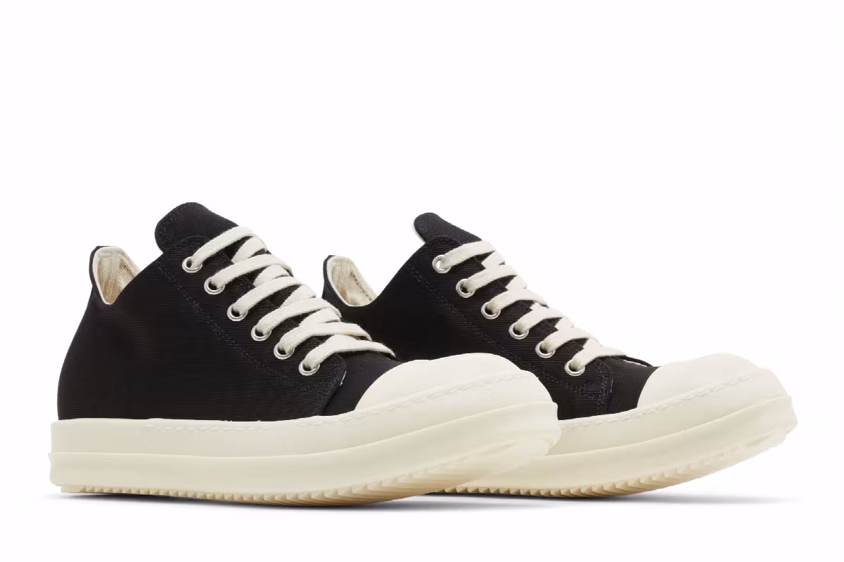 Rick Owens Women's Lido DRKSHDW Low Black Milk, view 9