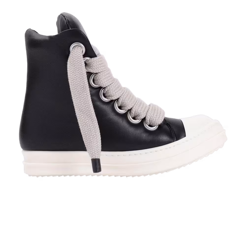 Rick Owens Women's Porterville Jumbo Laced Padded High Black Milk