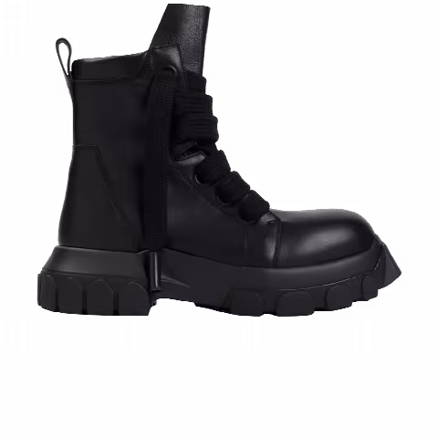 Rick Owens Lido Jumbo Laced Bozo Tractor High 'Black'