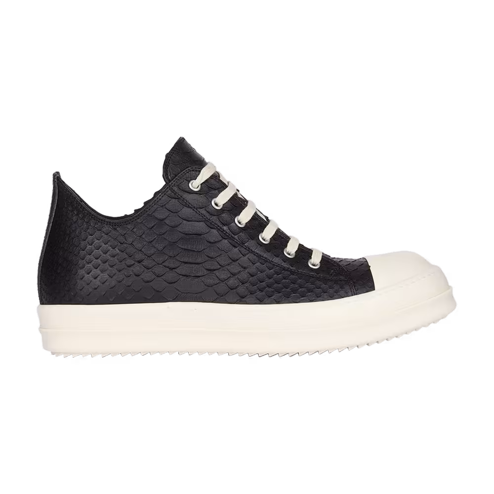Rick Owens Porterville Low Black Python