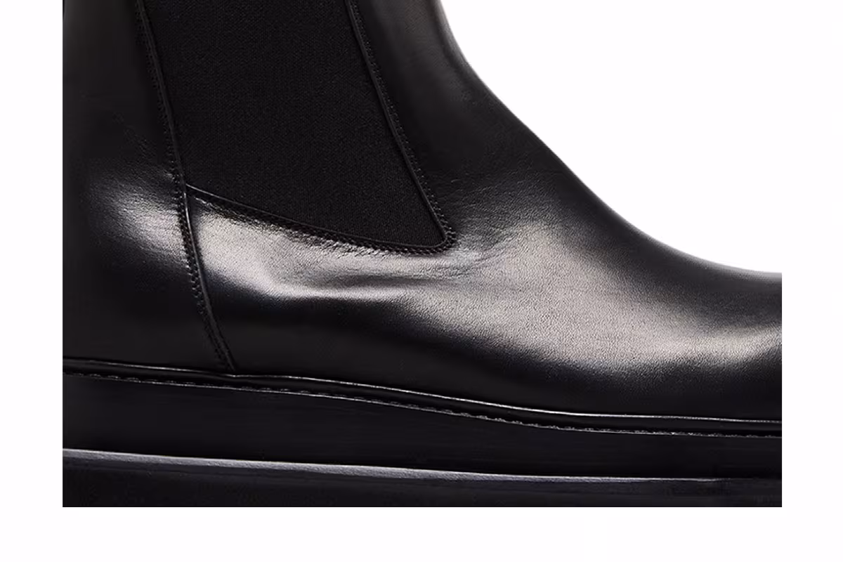 Rick Owens Porterville Beatle Turbo Cyclops Boot Black, view 3