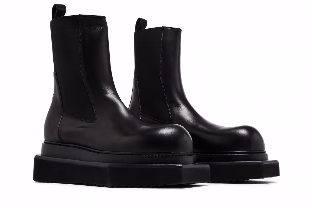 Rick Owens Porterville Beatle Turbo Cyclops Boot Black, view 9