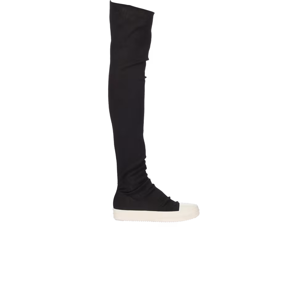 Rick Owens Women's DRKSHDW Lido High Sock Sneaks Black Milk