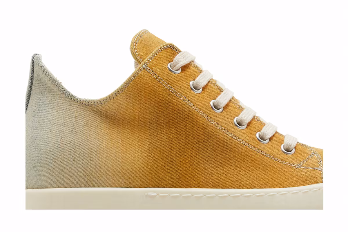 Rick Owens Women's DRKSHDW Lido Denim Low Sky Orange Degrade, view 3