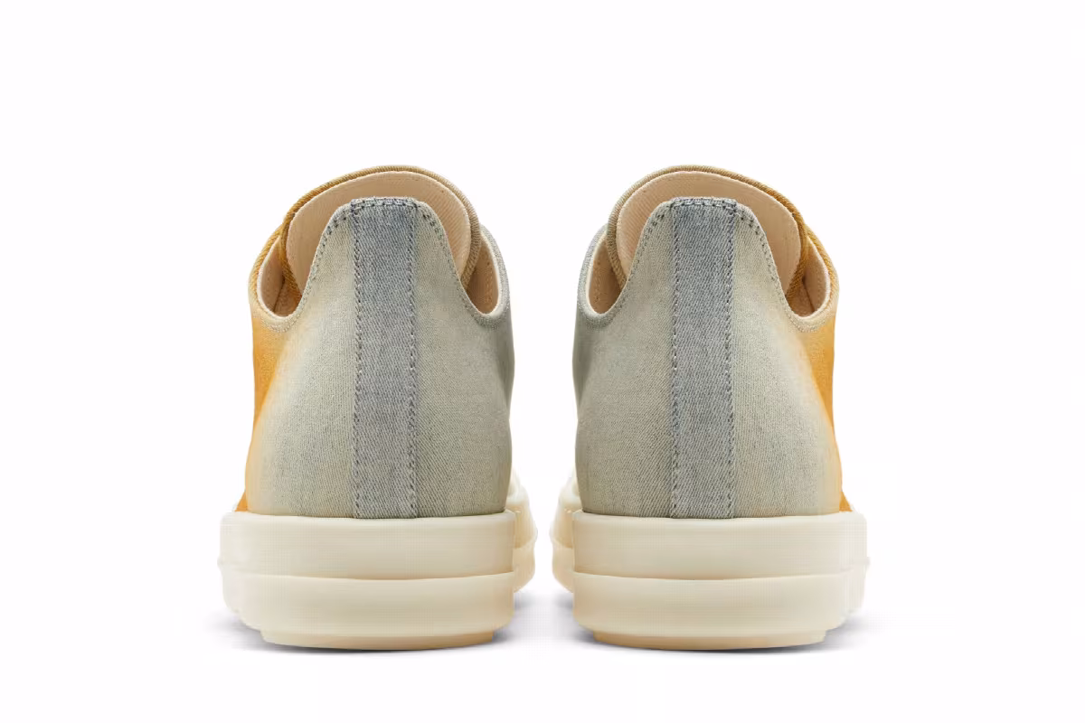 Rick Owens Women's DRKSHDW Lido Denim Low Sky Orange Degrade, view 7