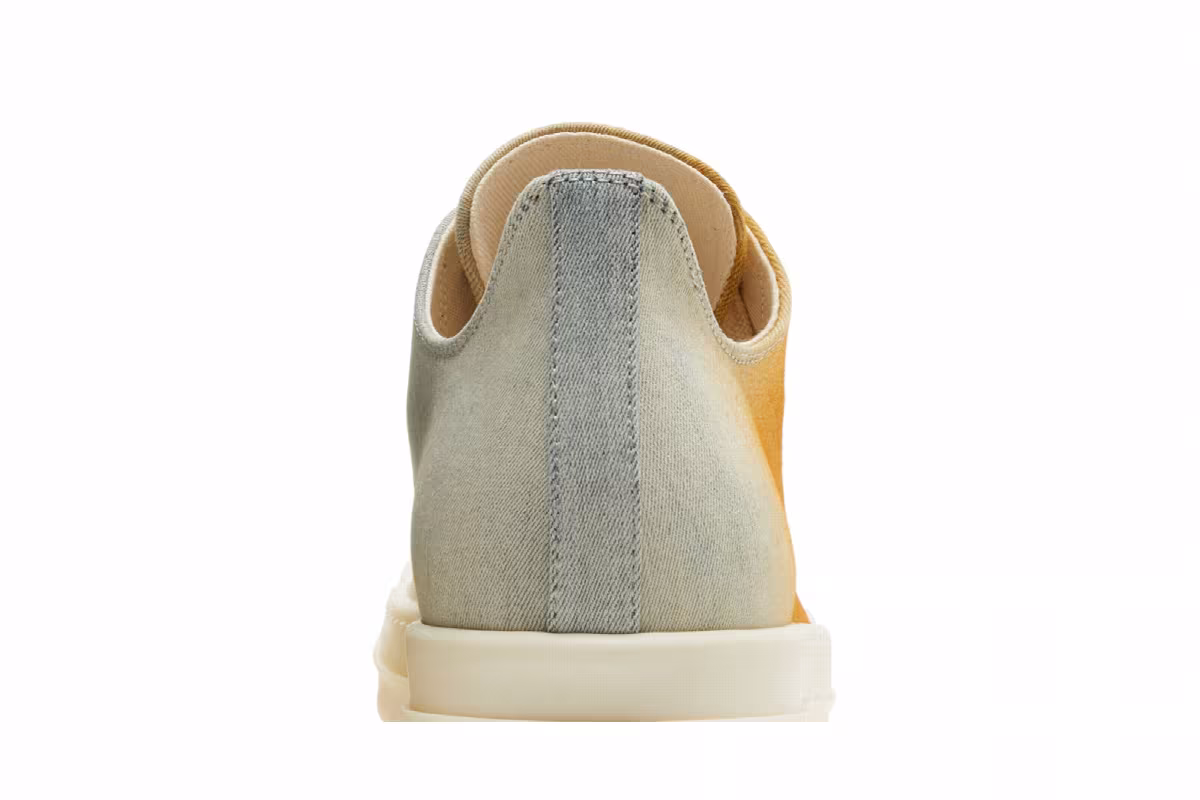 Rick Owens Women's DRKSHDW Lido Denim Low Sky Orange Degrade, view 8