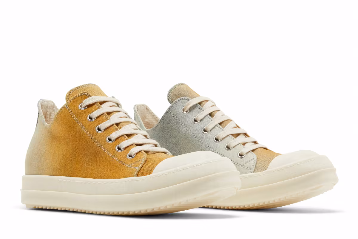 Rick Owens Women's DRKSHDW Lido Denim Low Sky Orange Degrade, view 9