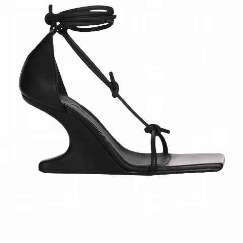 Rick Owens Wmns Lido Cantilever 8 T Straps Sandal 'Black'