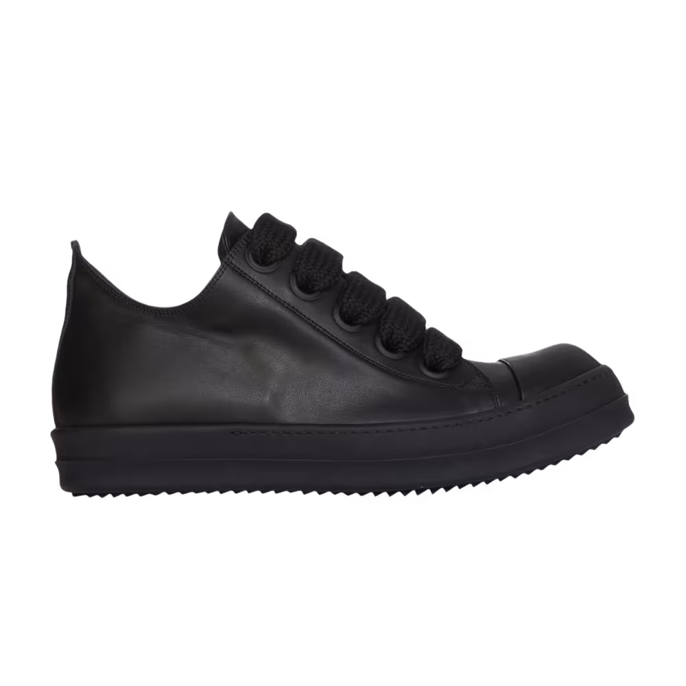 Rick Owens Lido Jumbo Laced Sneaker Low Black