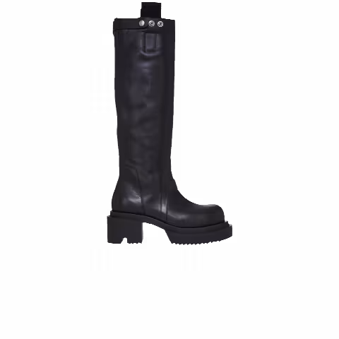 Rick Owens Luxor Knee Pull On Bogun Boot 'Black'