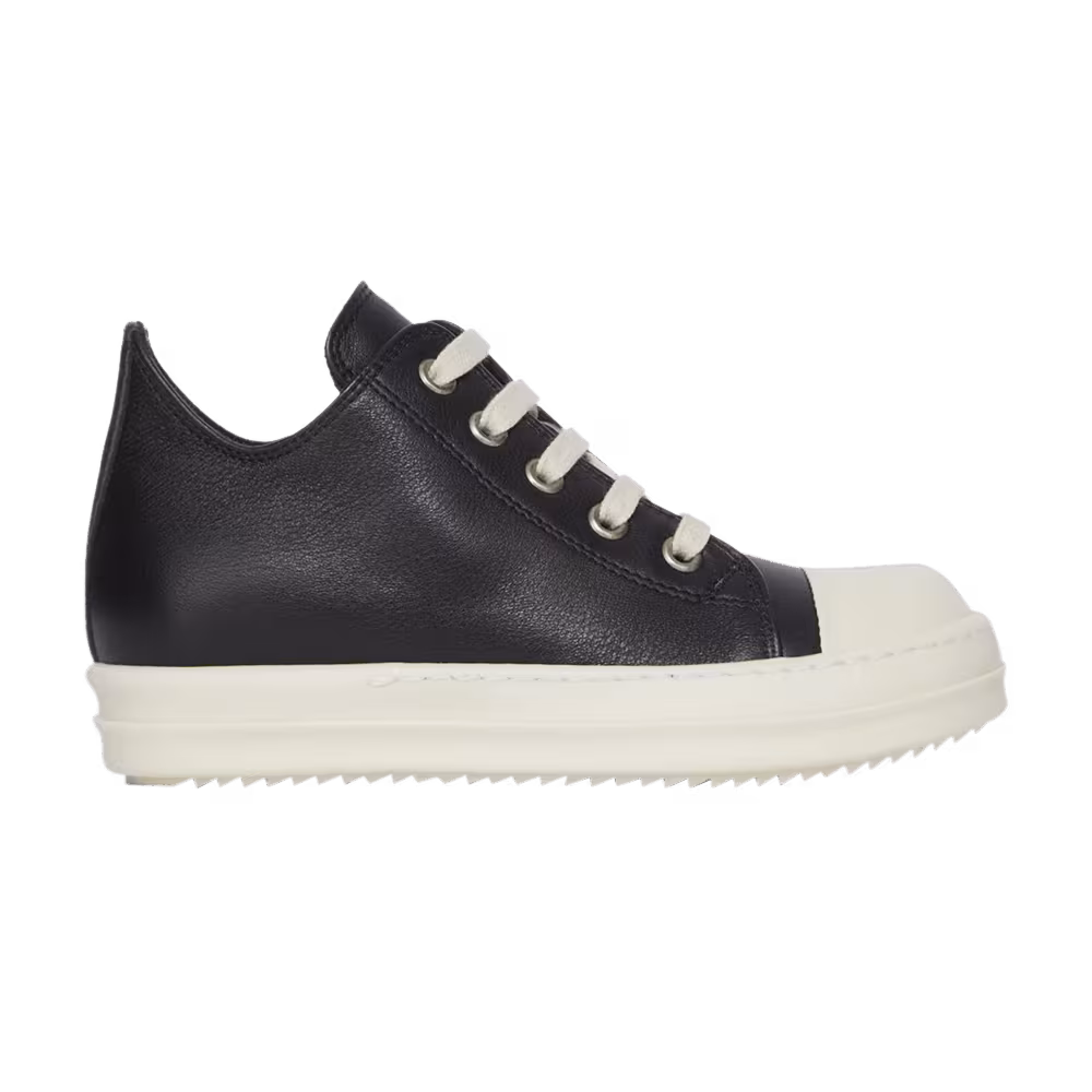 Rick Owens Ramones Low Kids Black Milk