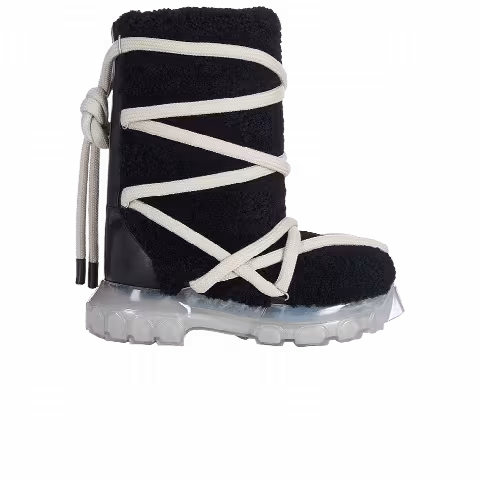 Rick Owens Luxor Lunar Tractor 'Black Clear'